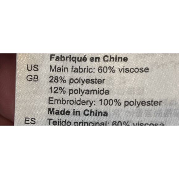 Sandro Paris Sweater Striped Slogan World Lovers Size 1/S US Multicolor Pullover - Picture 16 of 16